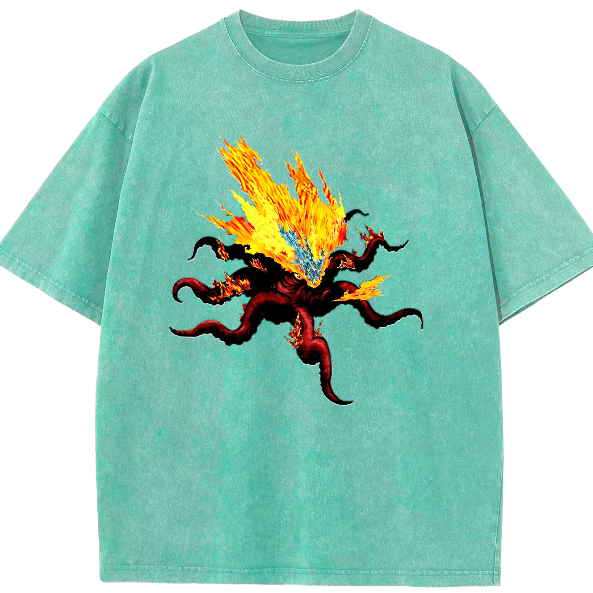 （画像用） 遊☆戯☆王 Yu-Gi-Oh! 綿100% ヴィンテージ風 半袖Tシャツ（フロントプリント）